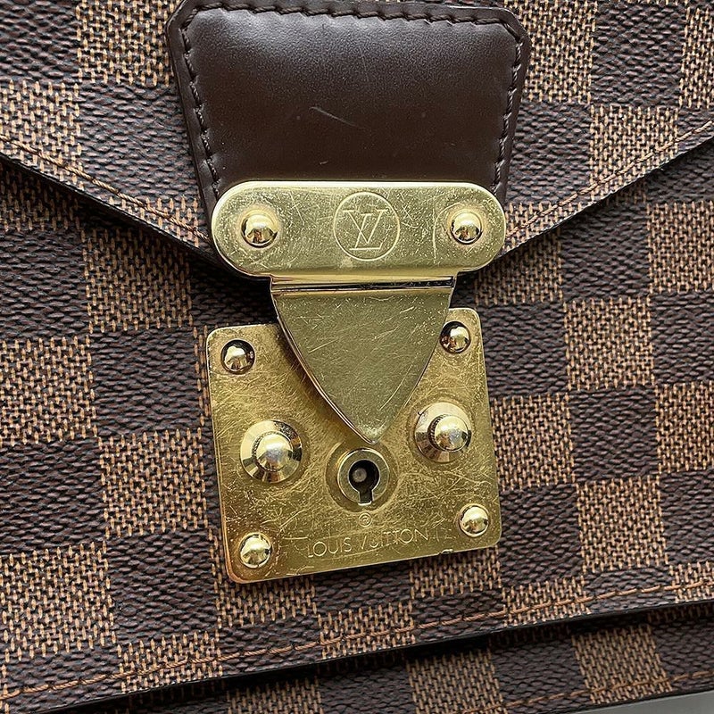 ルイヴィトン ハンドバッグ ダミエ・エベヌ モンソー SPO N48088 2wayショルダーバッグ スペシャルオーダー