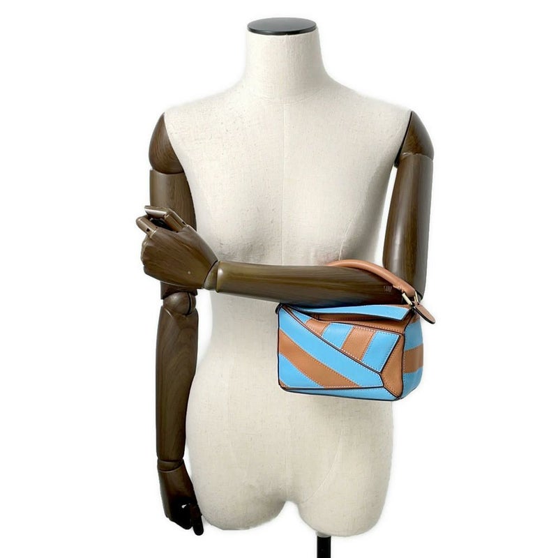 ロエベ ハンドバッグ パズルバッグ ミニ レザー 331.31.S21 LOEWE 2way