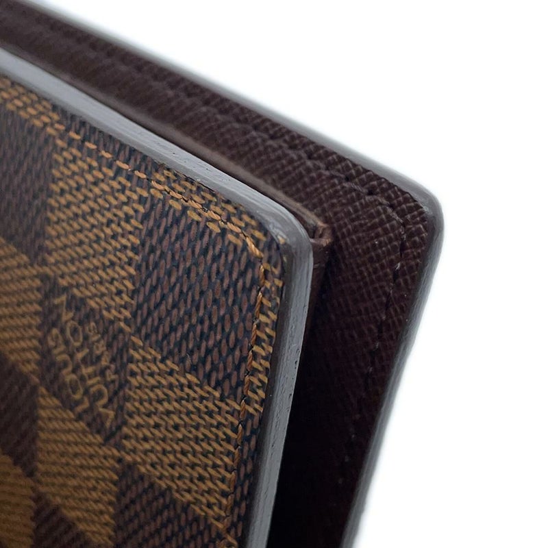 ルイヴィトン 二つ折り財布 ダミエ・エベヌ ポルトフォイユ・マルコ N61675 LOUIS VUITTON ヴィトン 財布