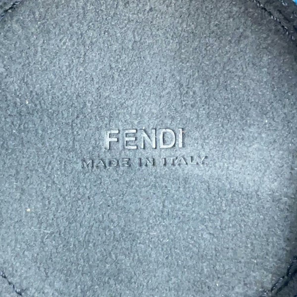 フェンディ バッグチャーム ズッカ柄 バケットモチーフ キャンバス レザー 7AS158 FENDI キーホルダー