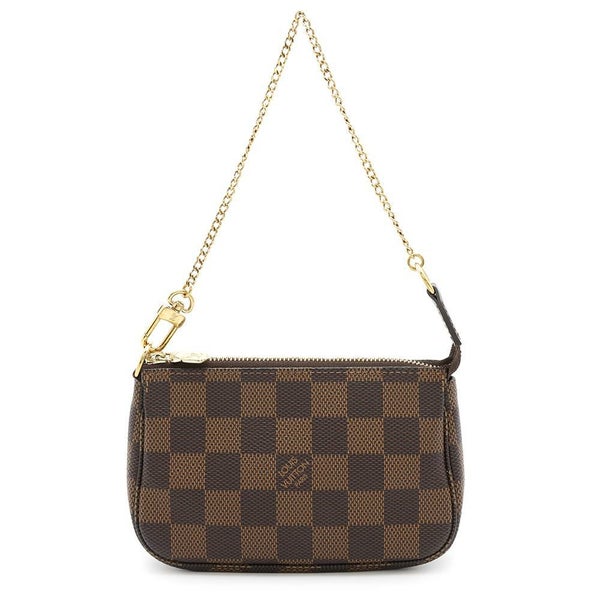 ルイヴィトン ポーチ ダミエ・エベヌ ミニ・ポシェット・アクセソワール N58009 LOUIS VUITTON ヴィトン アクセサリーポーチ