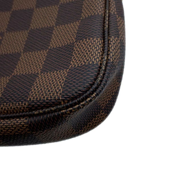 ルイヴィトン ポーチ ダミエ・エベヌ ミニ・ポシェット・アクセソワール N58009 LOUIS VUITTON ヴィトン アクセサリーポーチ