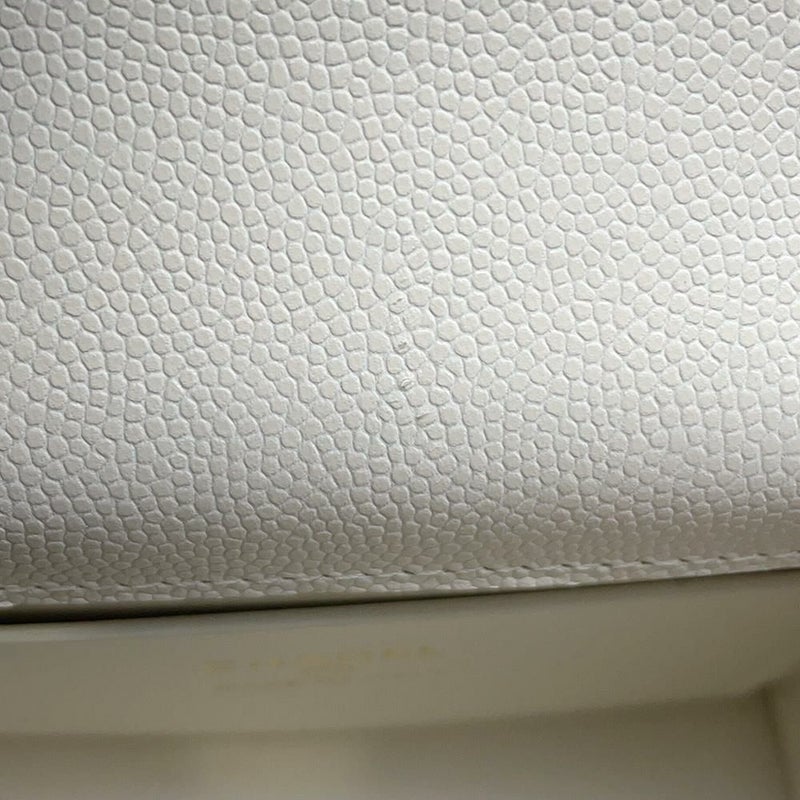 シャネル ハンドバッグ ココハンドル マトラッセ マイクロ キャビアスキン AP4245 CHANEL 2wayチェーンショルダーバッグ 白