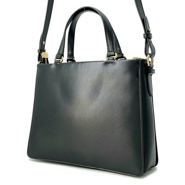 フェラガモ ショルダーバッグ ヴァラ レザー Ferragamo 2wayハンドバッグ 黒