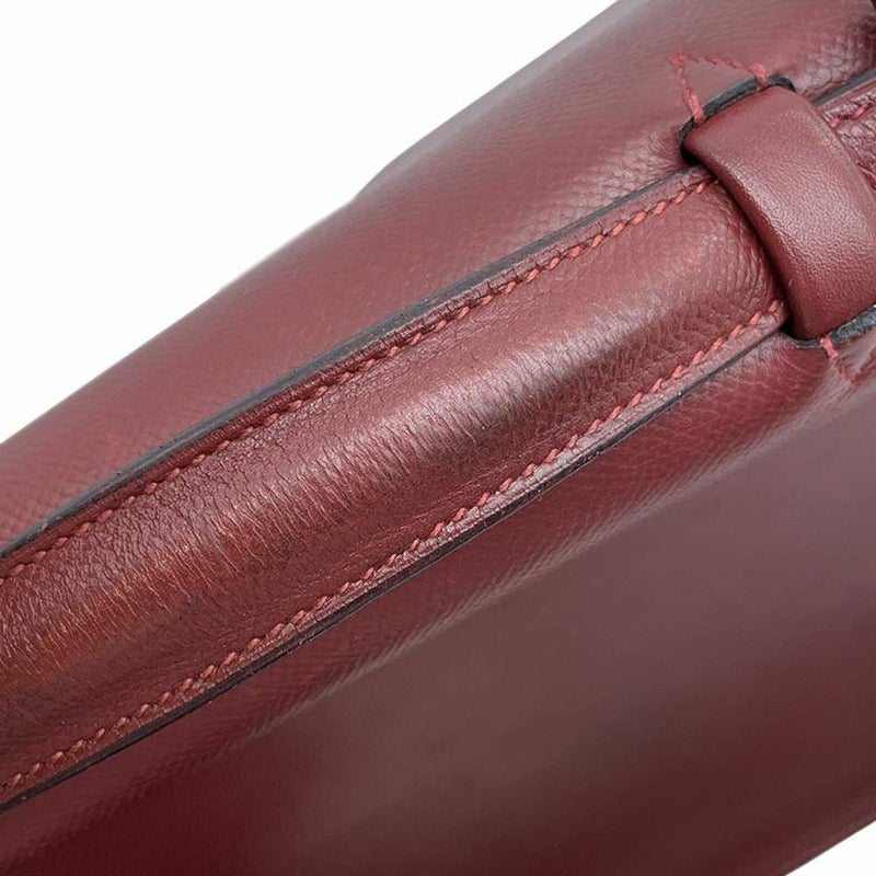 エルメス ビジネスバッグ サックアデペッシュ38 ルージュアッシュ/ゴールド金具 クシュベル □E刻印 メンズ