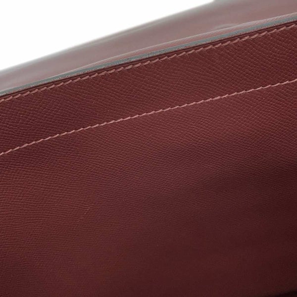 エルメス ビジネスバッグ サックアデペッシュ38 ルージュアッシュ/ゴールド金具 クシュベル □E刻印 メンズ