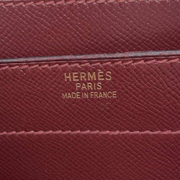エルメス ビジネスバッグ サックアデペッシュ38 ルージュアッシュ/ゴールド金具 クシュベル □E刻印 メンズ