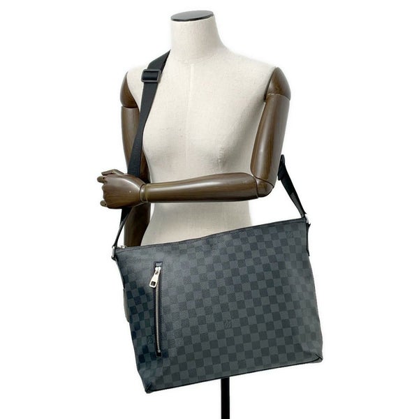 ルイヴィトン ショルダーバッグ ダミエ・グラフィット ミックMM N41106 LOUIS VUITTON 黒 ブラック