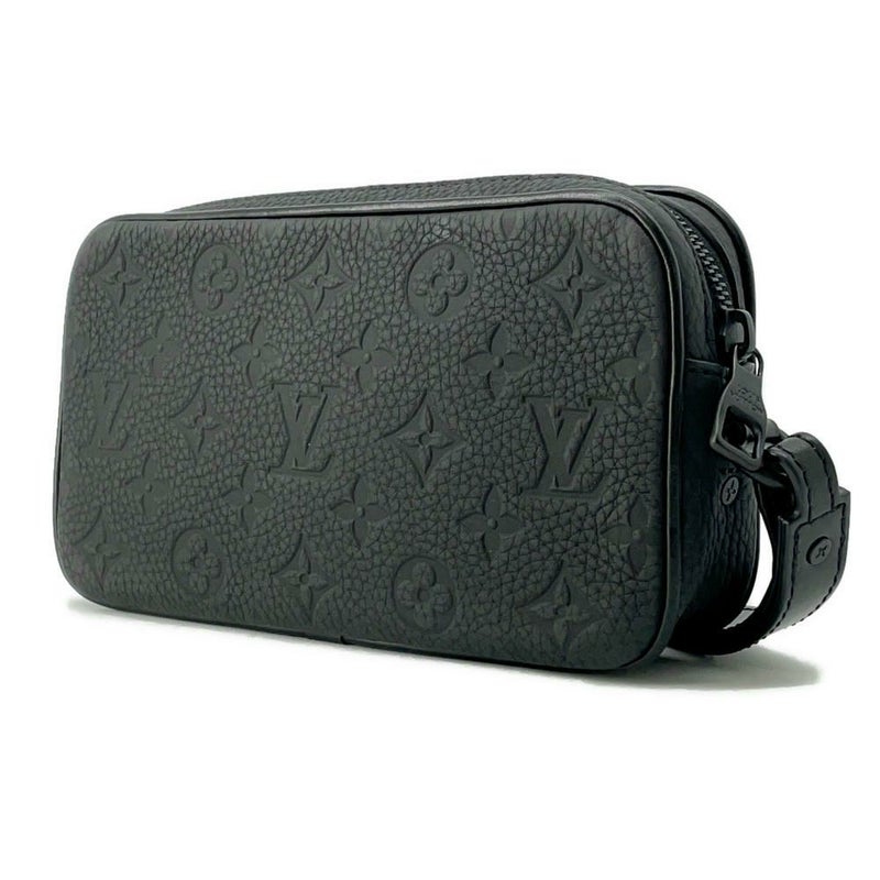 ルイヴィトン セカンドバッグ モノグラム・トリヨン ポシェット・ヴォルガ M55703 LOUIS VUITTON 黒 ブラック