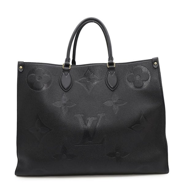 ルイヴィトン トートバッグ モノグラム・アンプラント オンザゴーGM M44925 LOUIS VUITTON 2wayショルダー 黒 ブラック