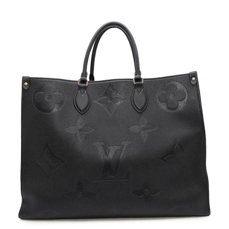 ルイヴィトン トートバッグ モノグラム・アンプラント オンザゴーGM M44925 LOUIS VUITTON 2wayショルダー 黒 ブラック