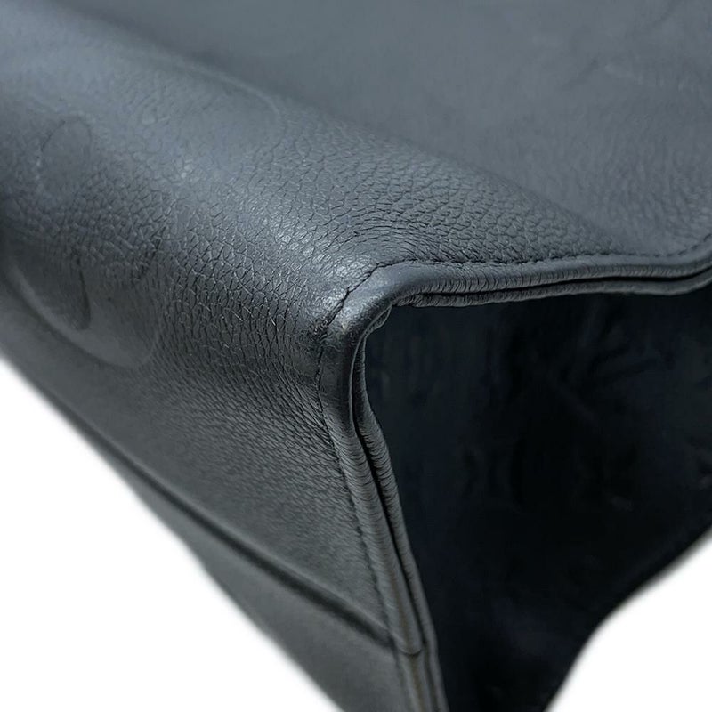 ルイヴィトン トートバッグ モノグラム・アンプラント オンザゴーGM M44925 LOUIS VUITTON 2wayショルダー 黒 ブラック