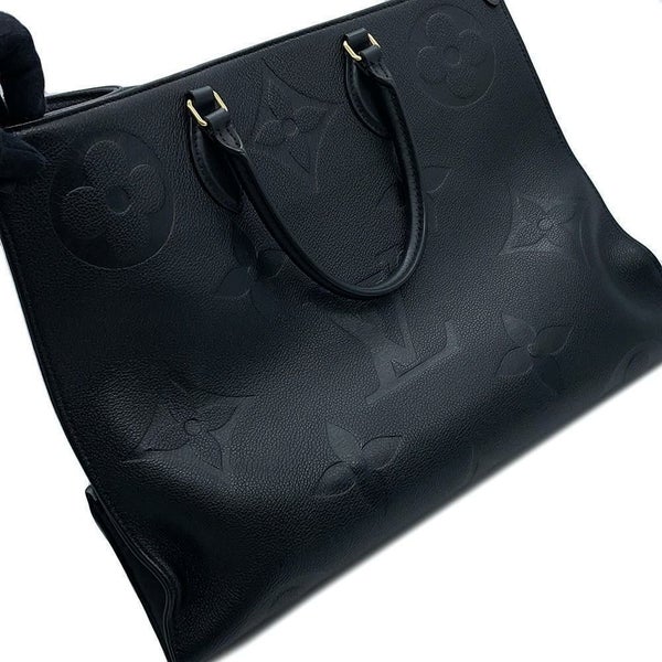 ルイヴィトン トートバッグ モノグラム・アンプラント オンザゴーGM M44925 LOUIS VUITTON 2wayショルダー 黒 ブラック