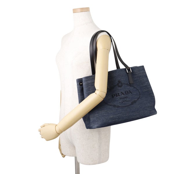 プラダ トートバッグ キャンバス ロゴ 1BG356 PRADA バッグ ショルダーバッグ