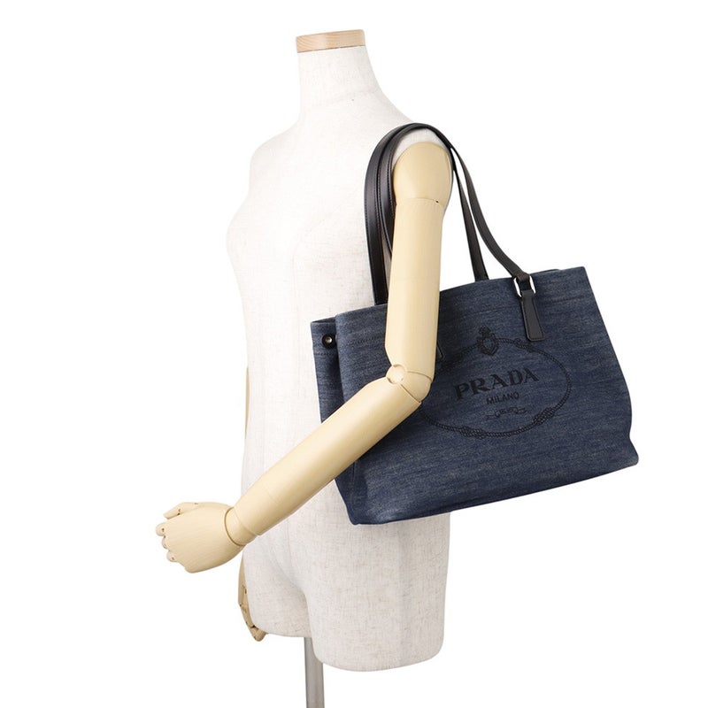 プラダ トートバッグ キャンバス ロゴ 1BG356 PRADA バッグ ショルダーバッグ