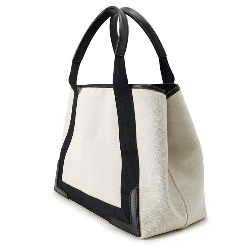 バレンシアガ トートバッグ ネイビー カバス M ポーチ付き 581292 BALENCIAGA 白 黒