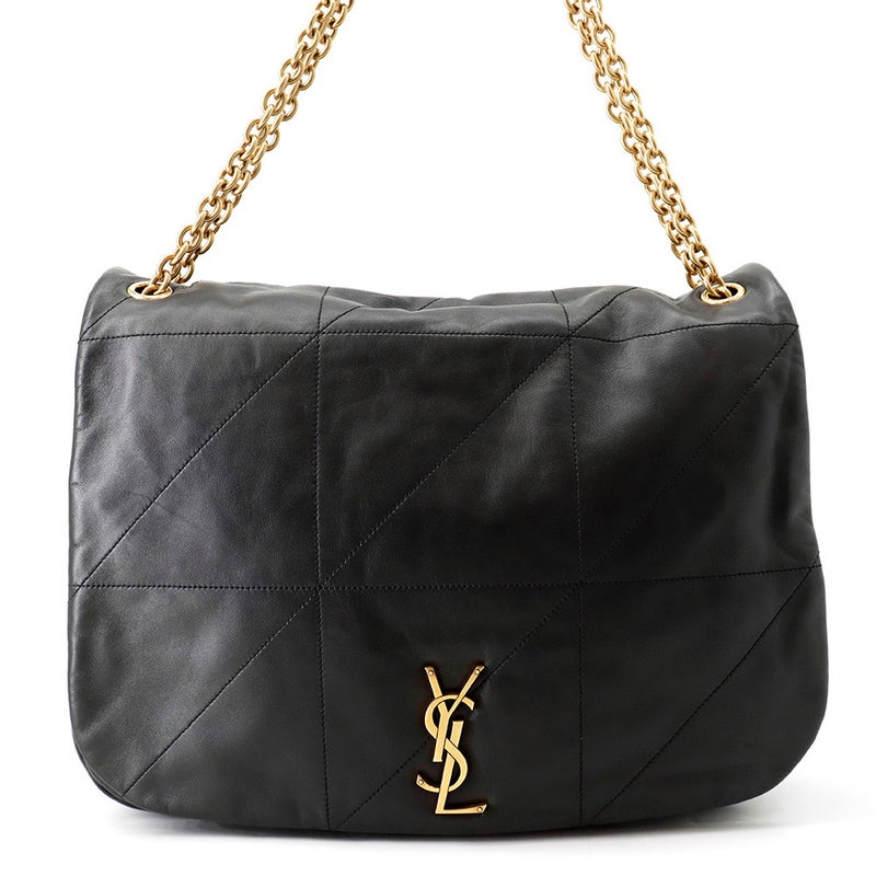 サンローランパリ チェーンショルダーバッグ ジェイミー4.3 ラージ ラムスキン 742431 SAINT LAURENT PARIS 2way 黒