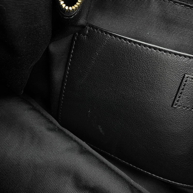 サンローランパリ チェーンショルダーバッグ ジェイミー4.3 ラージ ラムスキン 742431 SAINT LAURENT PARIS 2way 黒