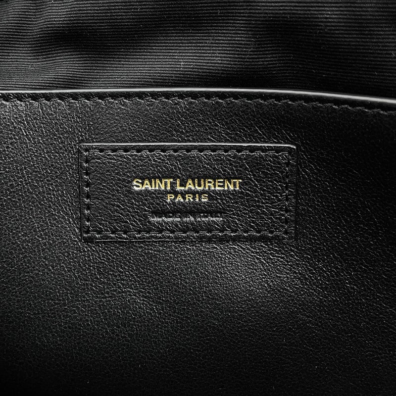 サンローランパリ チェーンショルダーバッグ ジェイミー4.3 ラージ ラムスキン 742431 SAINT LAURENT PARIS 2way 黒