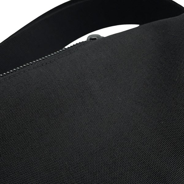 サンローランパリ エンブロイダリー ボディバッグ ロゴ シルクテックキャンバス 758258 SAINT LAURENT PARIS バッグ 黒