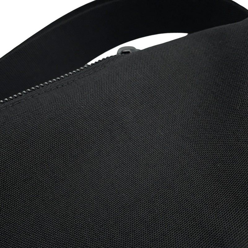 サンローランパリ エンブロイダリー ボディバッグ ロゴ シルクテックキャンバス 758258 SAINT LAURENT PARIS バッグ 黒