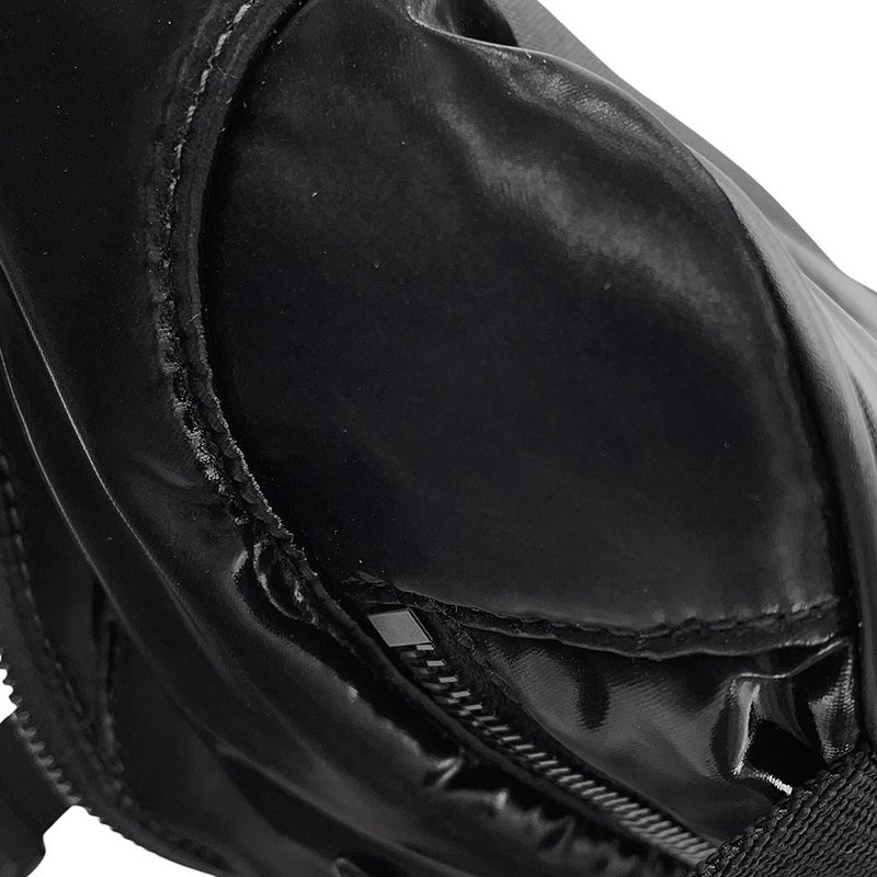 サンローランパリ エンブロイダリー ボディバッグ ロゴ シルクテックキャンバス 758258 SAINT LAURENT PARIS バッグ 黒