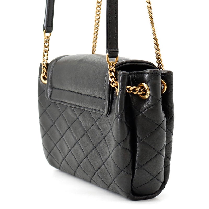 サンローランパリ チェーンショルダーバッグ ミニ ノリータ キルティング YSL 672738 SAINT LAURENT PARIS バッグ 黒
