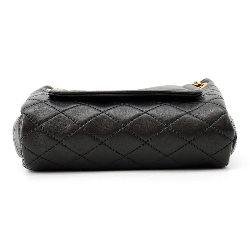 サンローランパリ チェーンショルダーバッグ ミニ ノリータ キルティング YSL 672738 SAINT LAURENT PARIS バッグ 黒