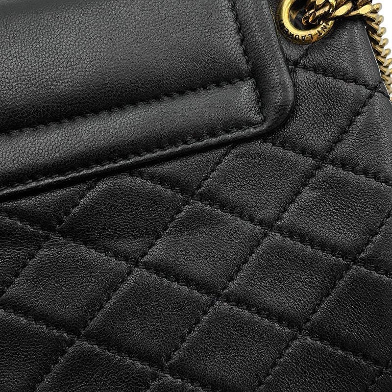 サンローランパリ チェーンショルダーバッグ ミニ ノリータ キルティング YSL 672738 SAINT LAURENT PARIS バッグ 黒