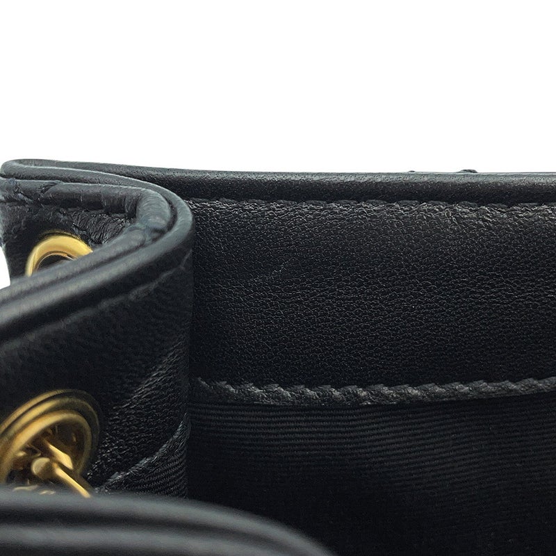 サンローランパリ チェーンショルダーバッグ ミニ ノリータ キルティング YSL 672738 SAINT LAURENT PARIS バッグ 黒