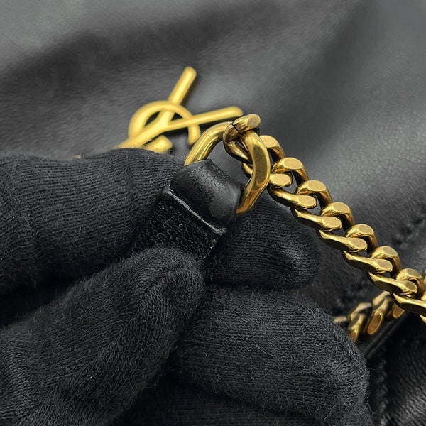 サンローランパリ チェーンショルダーバッグ ミニ ノリータ キルティング YSL 672738 SAINT LAURENT PARIS バッグ 黒
