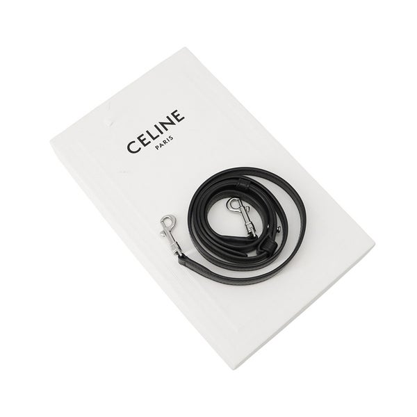 セリーヌ ショルダーバッグ トリオンフ ホリゾンタル PVC レザー 10L272 CELINE 黒