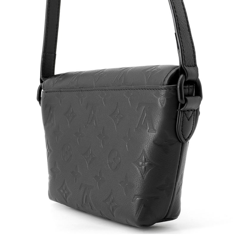 ルイヴィトン ショルダーバッグ モノグラム・シャドウ パルス・ウェアラブル ウォレット M12636 LOUIS VUITTON 黒 ブラック
