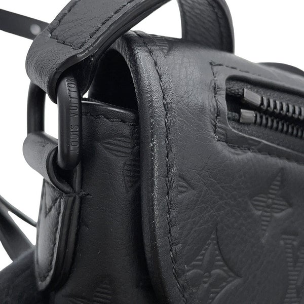 ルイヴィトン ショルダーバッグ モノグラム・シャドウ パルス・ウェアラブル ウォレット M12636 LOUIS VUITTON 黒 ブラック