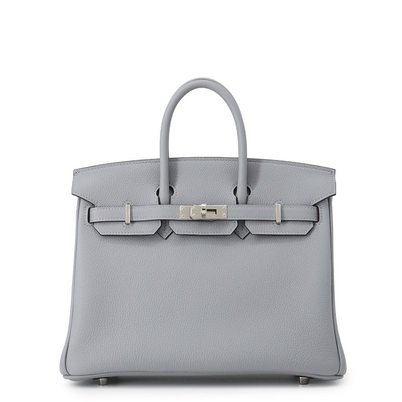 エルメス バーキン25 グリパンタン/シルバー金具 トゴ G刻印 HERMES Birkin ハンドバッグ