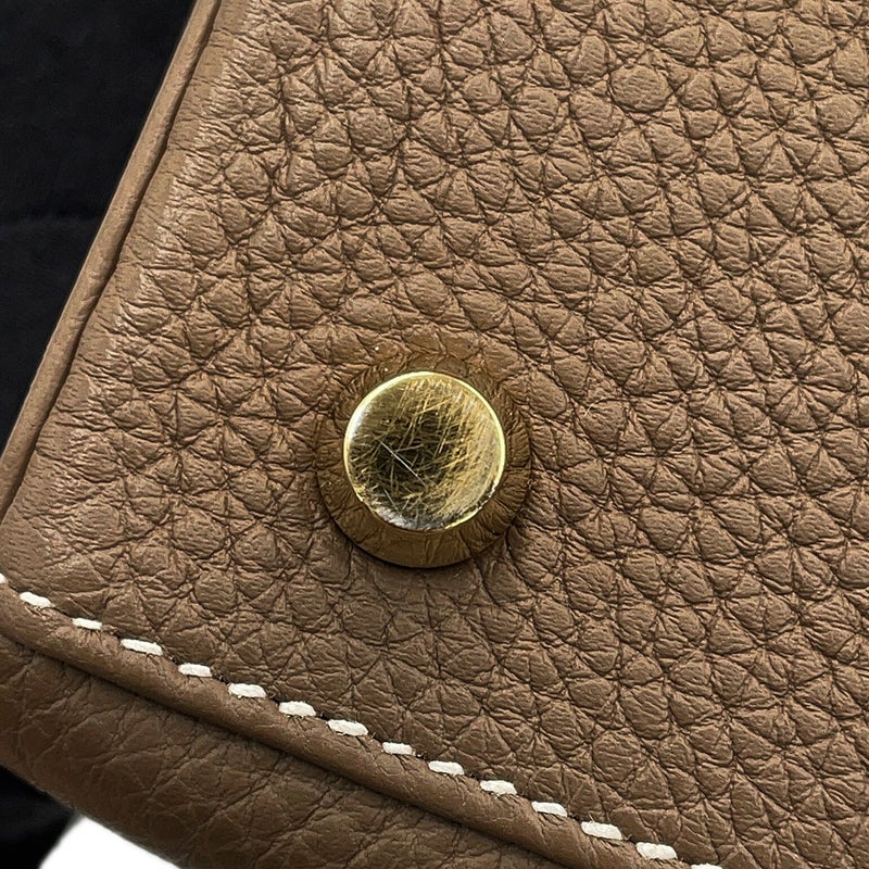 エルメス ハンドバッグ ケリー25 内縫い エトゥープ/ゴールド金具 トゴ Z刻印 HERMES Kelly 2wayバッグ
