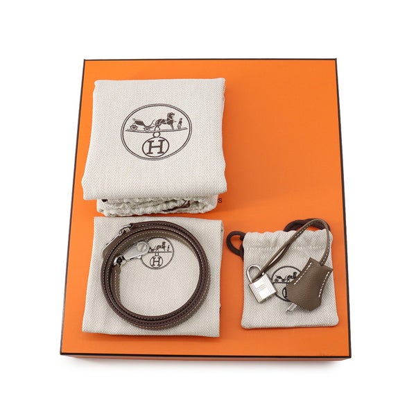 エルメス ハンドバッグ ケリー25 外縫い エトゥープ/シルバー金具 エプソン G刻印 HERMES Kelly 2wayバッグ