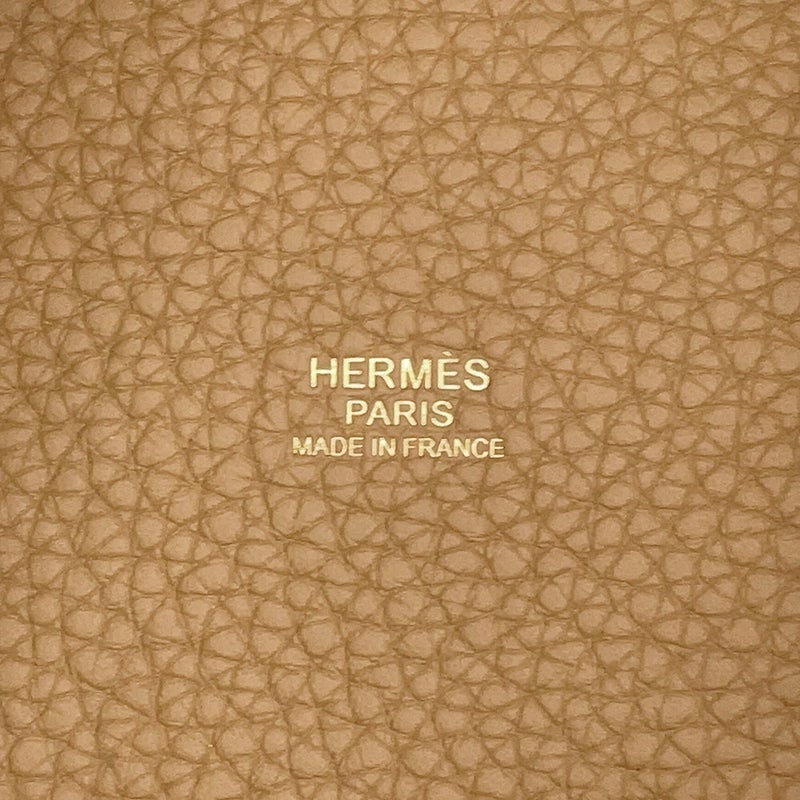 エルメス ハンドバッグ ピコタンロックPM ビスキュイ/ゴールド金具 トリヨンクレマンス W刻印 HERMES