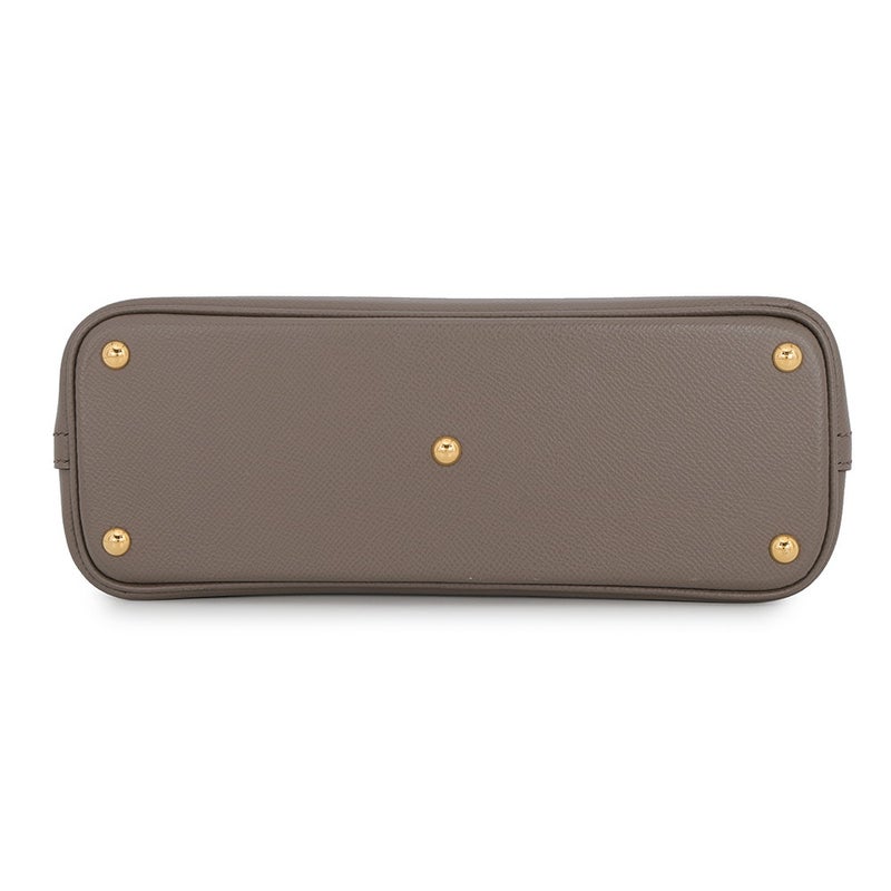 エルメス ハンドバッグ ボリード27 エタン/ゴールド金具 エプソン D刻印 HERMES Bolide 2wayショルダーバッグ