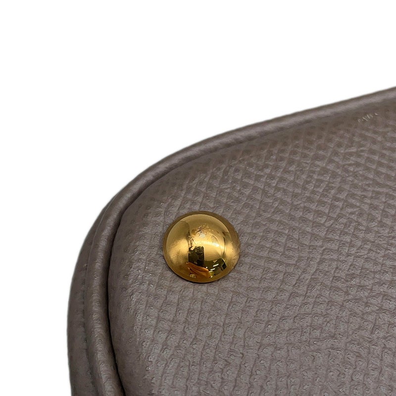 エルメス ハンドバッグ ボリード27 エタン/ゴールド金具 エプソン D刻印 HERMES Bolide 2wayショルダーバッグ