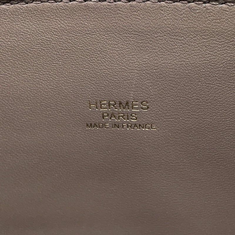 エルメス ハンドバッグ ボリード27 エタン/ゴールド金具 エプソン D刻印 HERMES Bolide 2wayショルダーバッグ