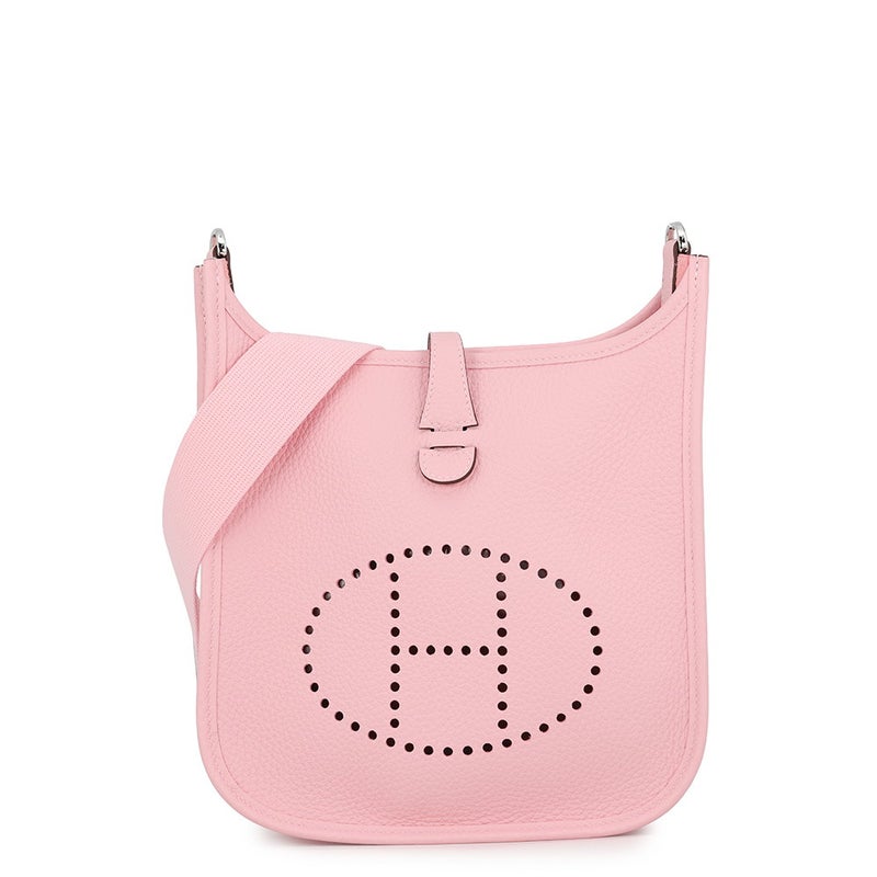 エルメス ショルダーバッグ エブリン3 23 ローズサクラ/シルバー金具 トリヨンクレマンス K刻印 HERMES