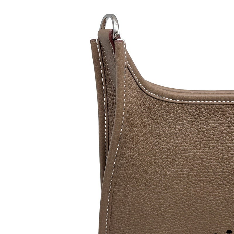 エルメス ショルダーバッグ エブリン3 PM エトゥープ/シルバー金具 トリヨンクレマンス G刻印 HERMES Evelyne