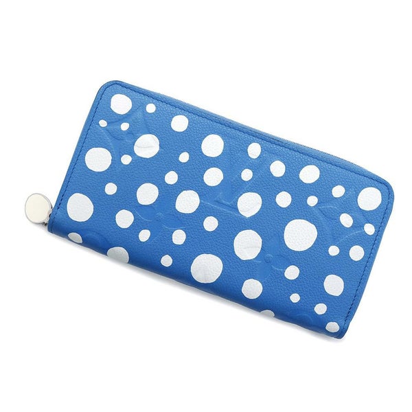 ルイヴィトン 長財布 モノグラム・アンプラント インフィニティ ドット LV × YK ジッピー・ウォレット M81954 草間彌生