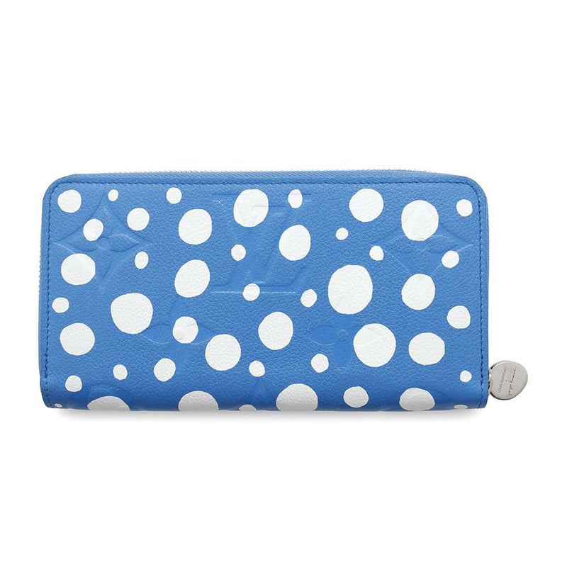 ルイヴィトン 長財布 モノグラム・アンプラント インフィニティ ドット LV × YK ジッピー・ウォレット M81954 草間彌生