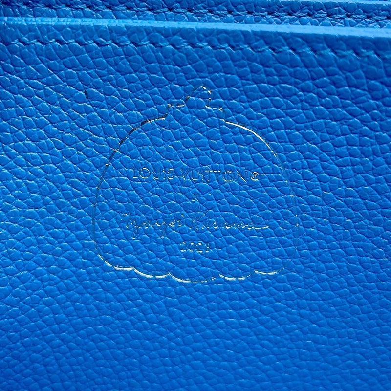 ルイヴィトン 長財布 モノグラム・アンプラント インフィニティ ドット LV × YK ジッピー・ウォレット M81954 草間彌生