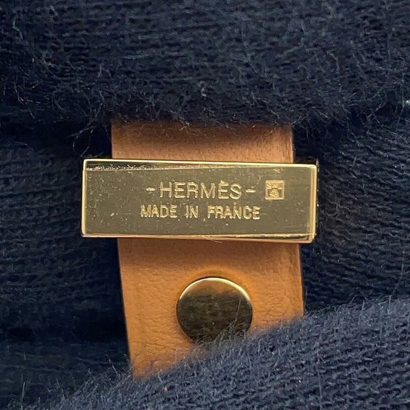 エルメス ブレスレット ミニドッグ クルーロン ブラック/ゴールド金具 スイフト X刻印 サイズT1 黒