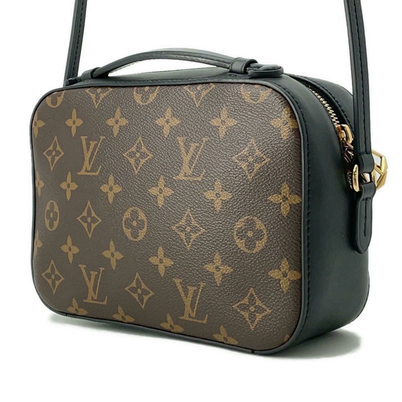 ルイヴィトン ショルダーバッグ モノグラム サントンジュ M43555 LOUIS VUITTON タッセル ブラック 黒