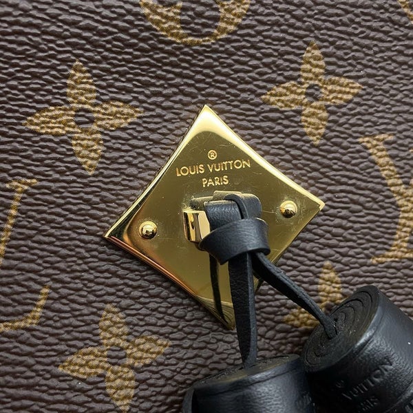 ルイヴィトン ショルダーバッグ モノグラム サントンジュ M43555 LOUIS VUITTON タッセル ブラック 黒