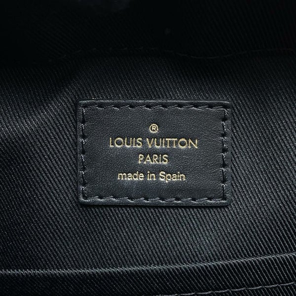 ルイヴィトン ショルダーバッグ モノグラム サントンジュ M43555 LOUIS VUITTON タッセル ブラック 黒